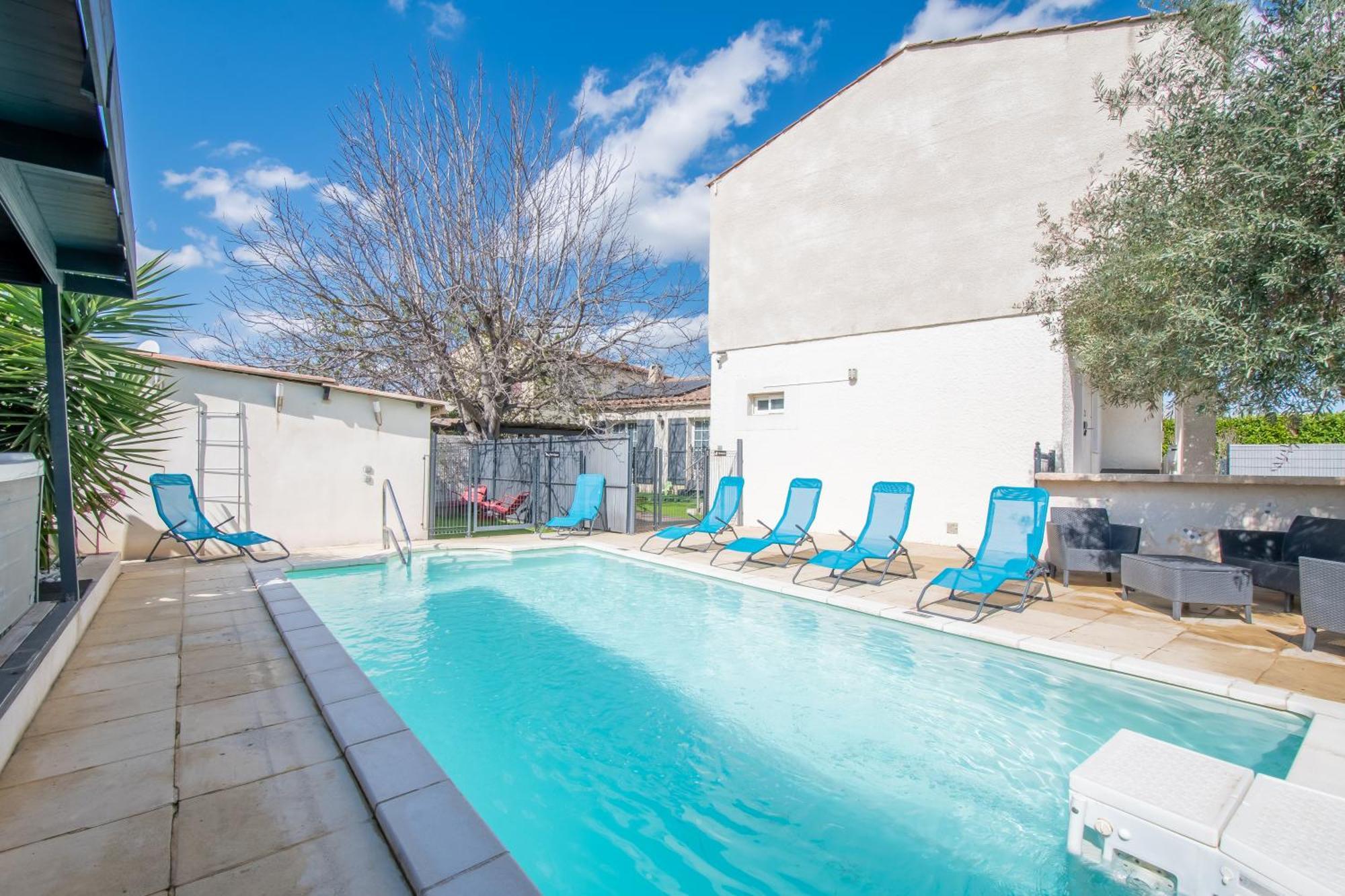 Guesthouse La Costiere - Logements Independants - Espace Piscine Jacuzzi Lunel  Exterior photo
