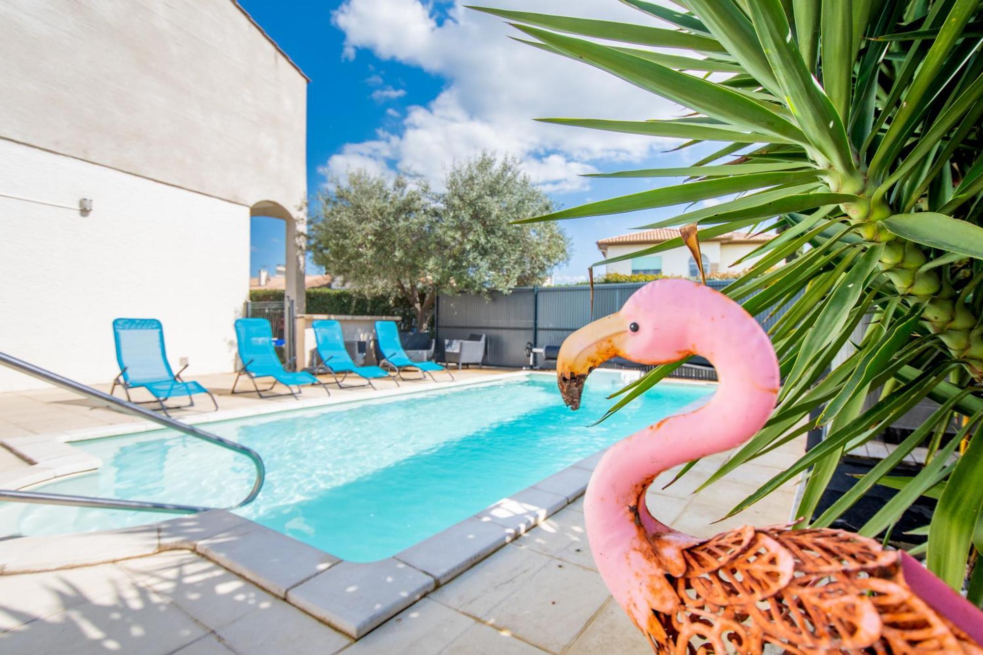 Guesthouse La Costiere - Logements Independants - Espace Piscine Jacuzzi Lunel  Exterior photo